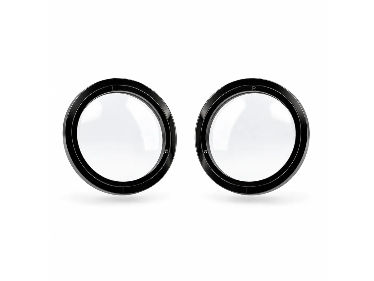 Left and right HONSVR custom prescription lens inserts for Pimax Dream Air SE
